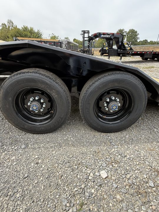 New 2027 Diamond C HXD 210 24’ Tilt Trailer, 23K GVWR, HYD JACK, ABS BRAKES, WINCH PLATE/BED ROLLER