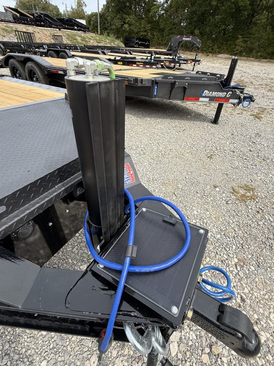 New 2027 Diamond C HXD 210 24’ Tilt Trailer, 23K GVWR, HYD JACK, ABS BRAKES, WINCH PLATE/BED ROLLER