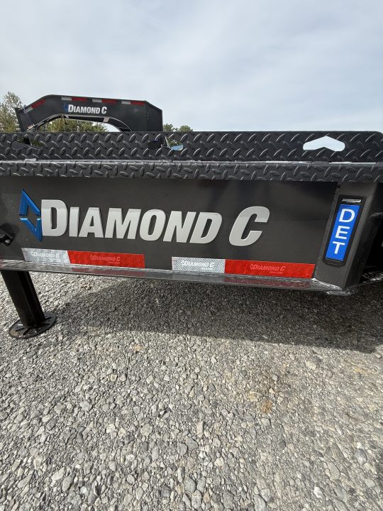 New 2027 Diamond C DET 210 24’ Tilt Trailer, 23K GVWR, 12K POP UP WINCH, ABS BRAKES, HYD JACK
