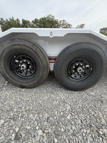 New 2027 Diamond C LPX 207 20’ Equipment Trailer, HEAVY DUTY KNEE RAMPS, 2 SPD JACK, 15.5K GVWR