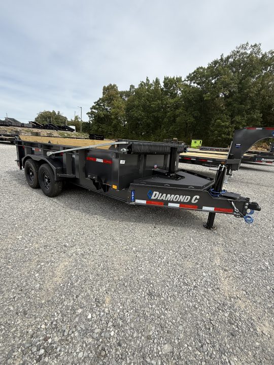 New 2027 Diamond C LPT 207 14’ Dump Trailer, PACESETTER EDITION, HYD JACK, HEAVY FENDERS, RAMPS, 15.5K GVWR
