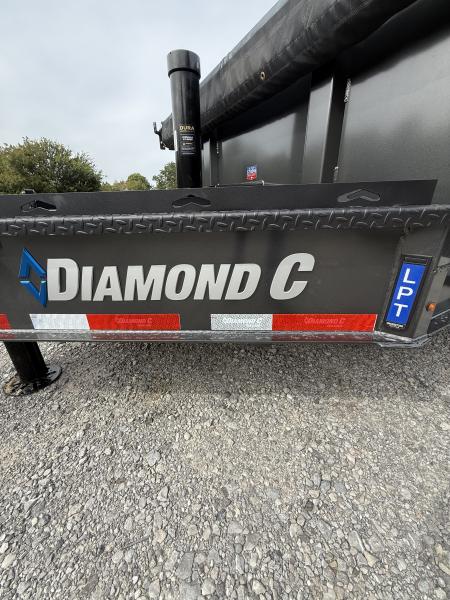 New 2027 Diamond C LPT 207 14’ Dump Trailer, PACESETTER EDITION, HYD JACK, HEAVY FENDERS, RAMPS, 15.5K GVWR
