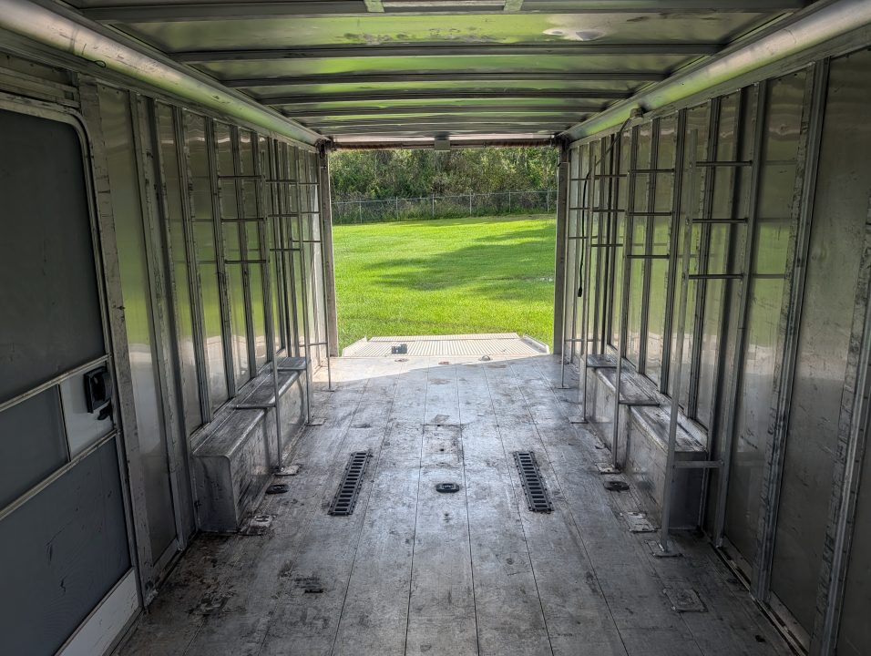 Used 2005 8.5X20 Featherlite SNOWBOBILE TRAILER