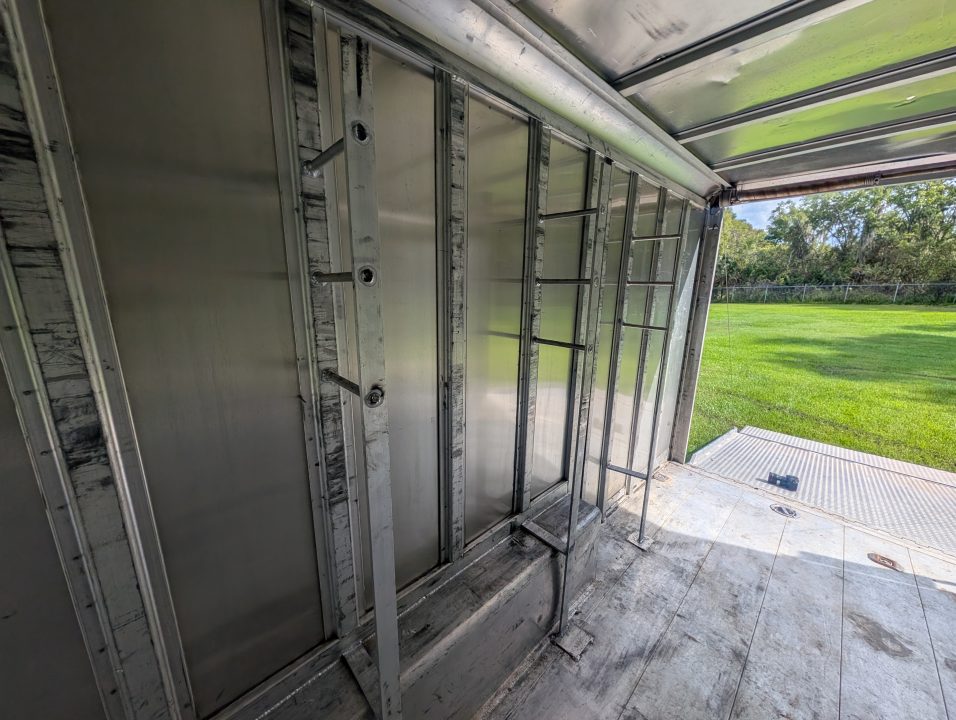 Used 2005 8.5X20 Featherlite SNOWBOBILE TRAILER