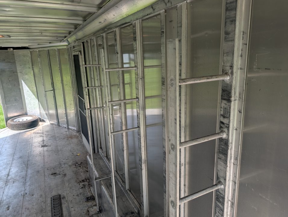 Used 2005 8.5X20 Featherlite SNOWBOBILE TRAILER