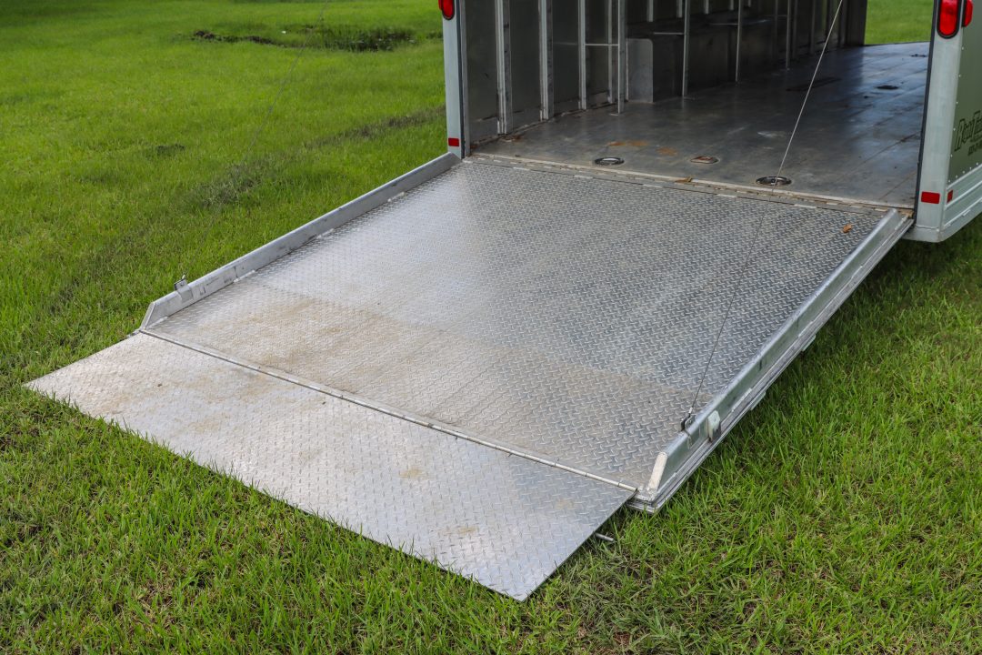 Used 2005 8.5X20 Featherlite SNOWBOBILE TRAILER