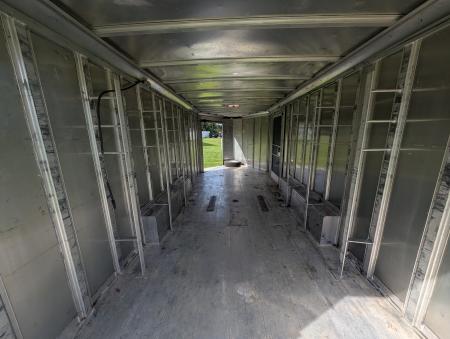 Used 2005 8.5X20 Featherlite SNOWBOBILE TRAILER