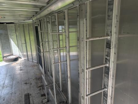 Used 2005 8.5X20 Featherlite SNOWBOBILE TRAILER