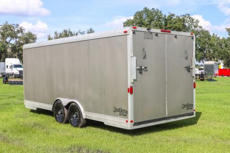 Used 2005 8.5X20 Featherlite SNOWBOBILE TRAILER