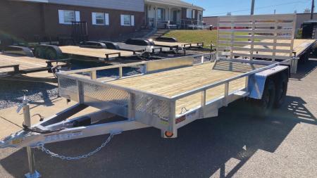 New 2027 Quality Steel and Aluminum 7x16 Utility Trailer