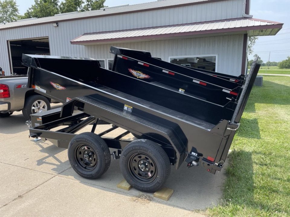 New 2027 H&H Trailers 62x10 7k Rated Dump with Utility Gate