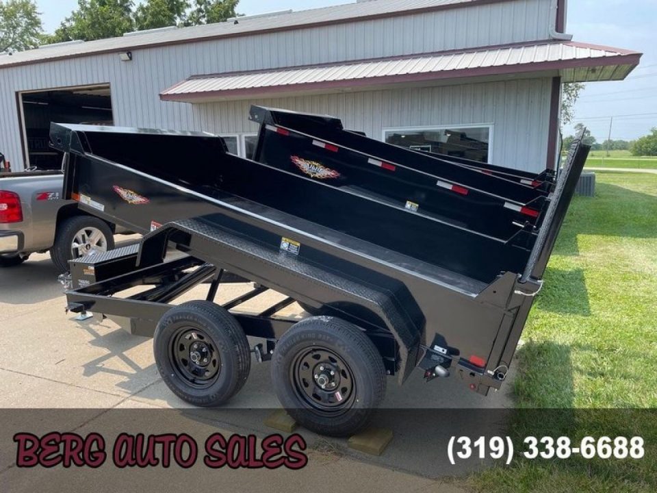 New 2027 H&H Trailers 62x10 7k Rated Dump with Utility Gate