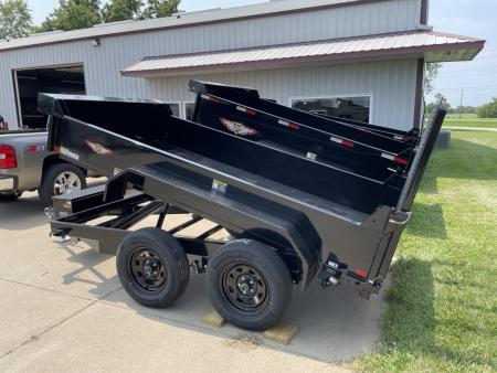 New 2027 H&H Trailers 62x10 7k Rated Dump with Utility Gate