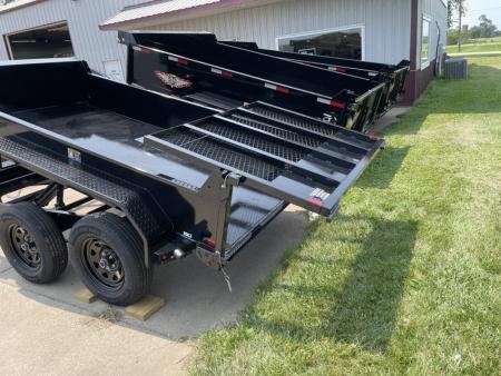 New 2027 H&H Trailers 62x10 7k Rated Dump with Utility Gate