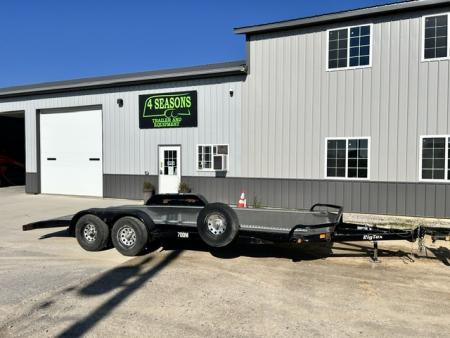 Used 2018 Big Tex Trailers 83 X20' STEEL DECK Car / Racing Trailer