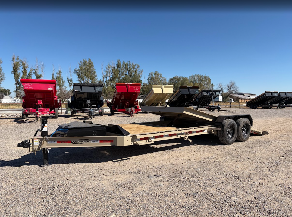 New 2027 Dura-Haul 7x22 16/6 16k Split Deck Tilt Trailer