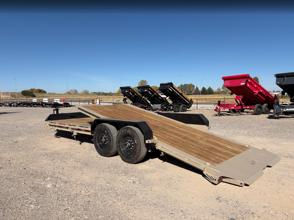 New 2027 Dura-Haul 7x22 16/6 16k Split Deck Tilt Trailer