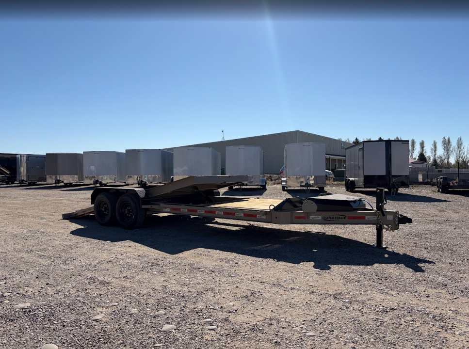 New 2027 Dura-Haul 7x22 16/6 16k Split Deck Tilt Trailer