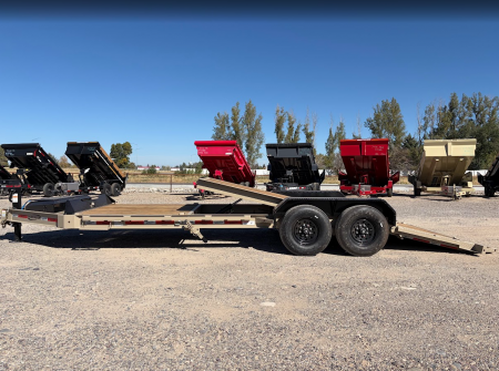 New 2027 Dura-Haul 7x22 16/6 16k Split Deck Tilt Trailer