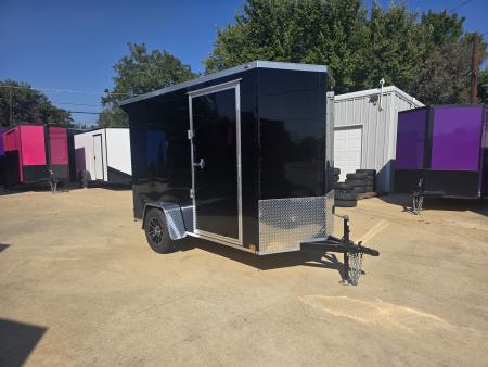 New 2027 New 5x10 SA Semi-Screwless Enclosed Trailer | Spoiler Package | .08 Polycor | Dexter Axle | 1274