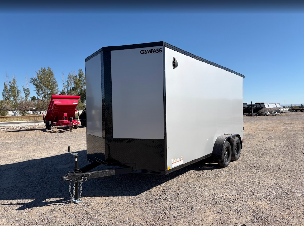 New 2027 Compass 7X16+2 V Cargo Trailer