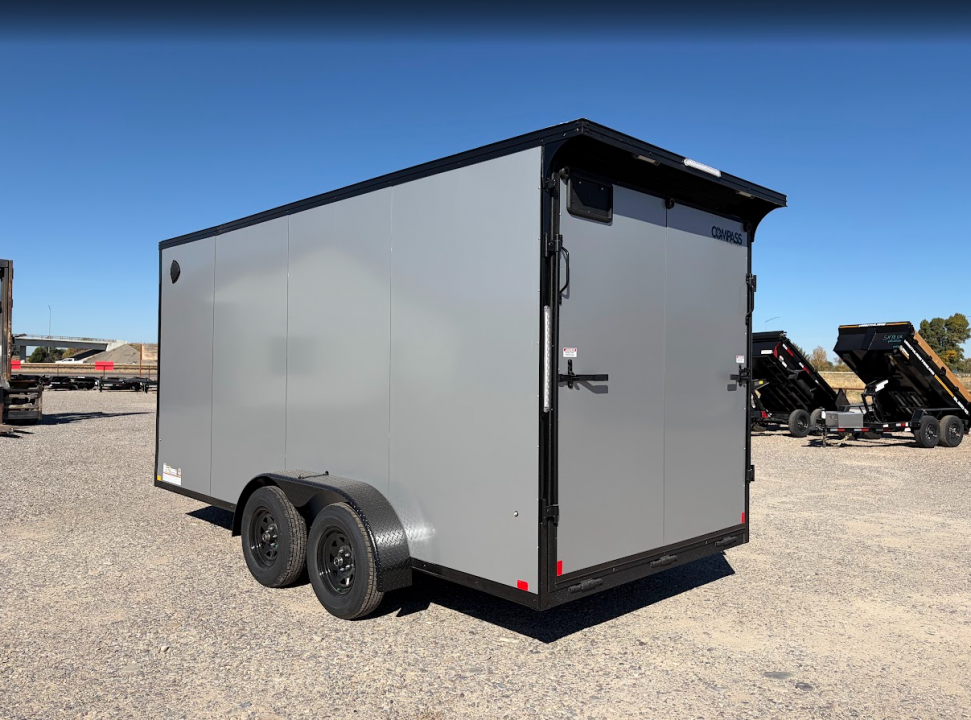 New 2027 Compass 7X16+2 V Cargo Trailer