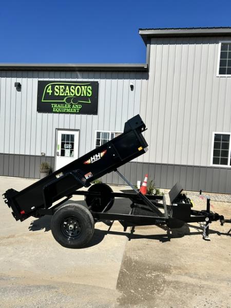 New 2027 H&H Trailers 62 X8' 5K GVWR DUMP TRAILER Dump Trailer