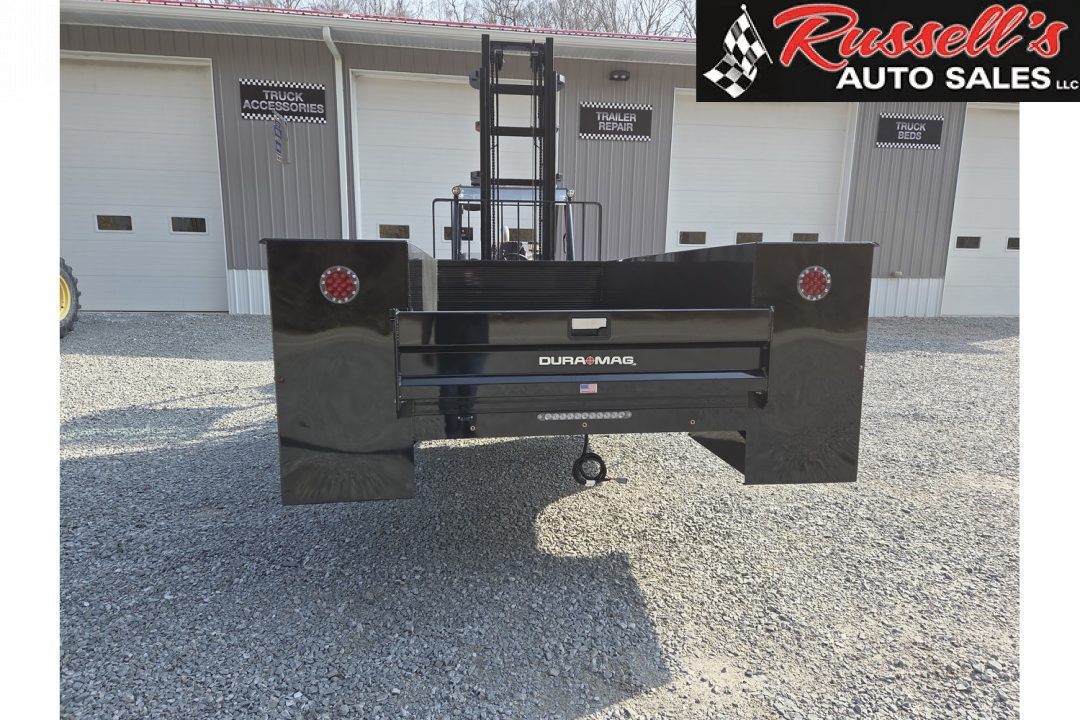 New DuraMag S-Series Aluminum Service Body 60"ca Cab and Chassis DRW Gloss Black Service Bodies