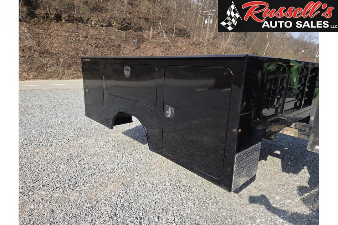 New DuraMag S-Series Aluminum Service Body 60"ca Cab and Chassis DRW Gloss Black Service Bodies
