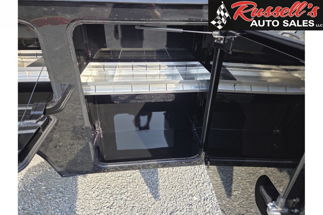 New DuraMag S-Series Aluminum Service Body 60"ca Cab and Chassis DRW Gloss Black Service Bodies