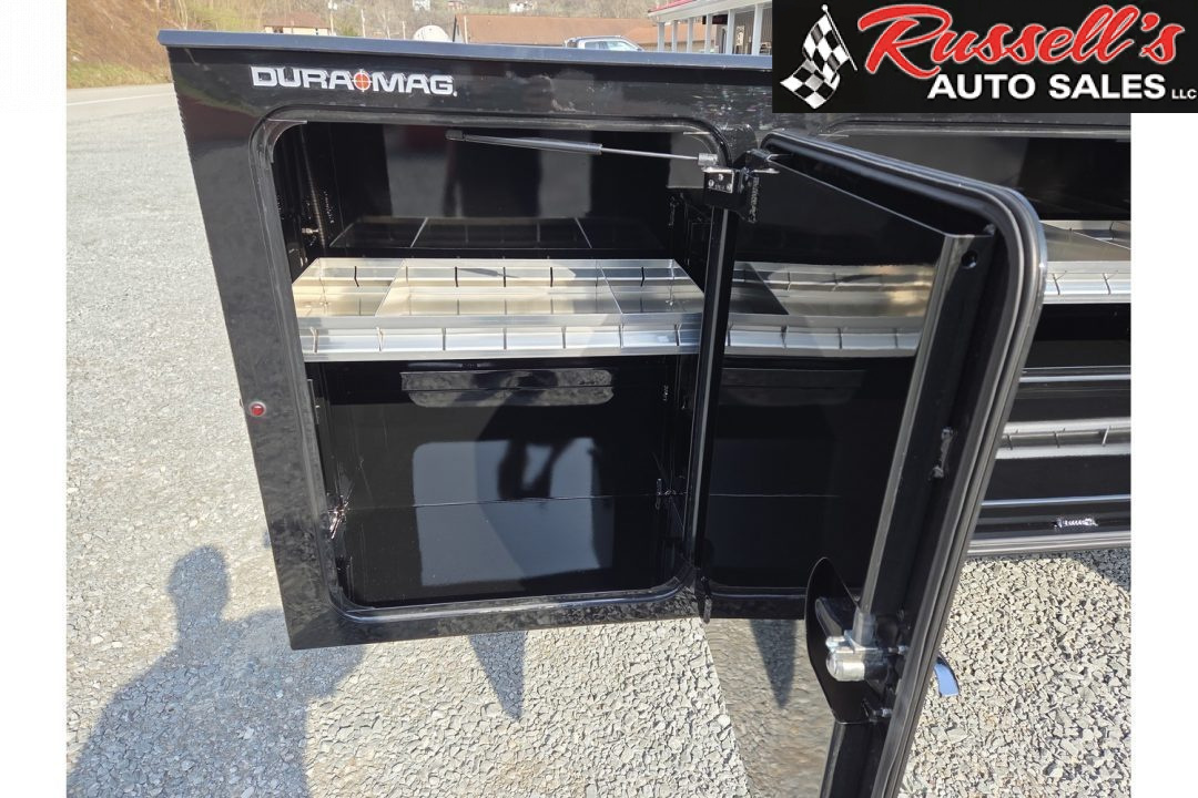 New DuraMag S-Series Aluminum Service Body 60"ca Cab and Chassis DRW Gloss Black Service Bodies
