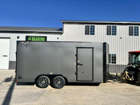 New 2027 H&H Trailers 8X16 7' INTERIOR 7K GVWR Cargo / Enclosed Trailer