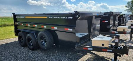 New 2027 Southland Trailers 7 X 14 16K HIGHSIDE Dump Trailer