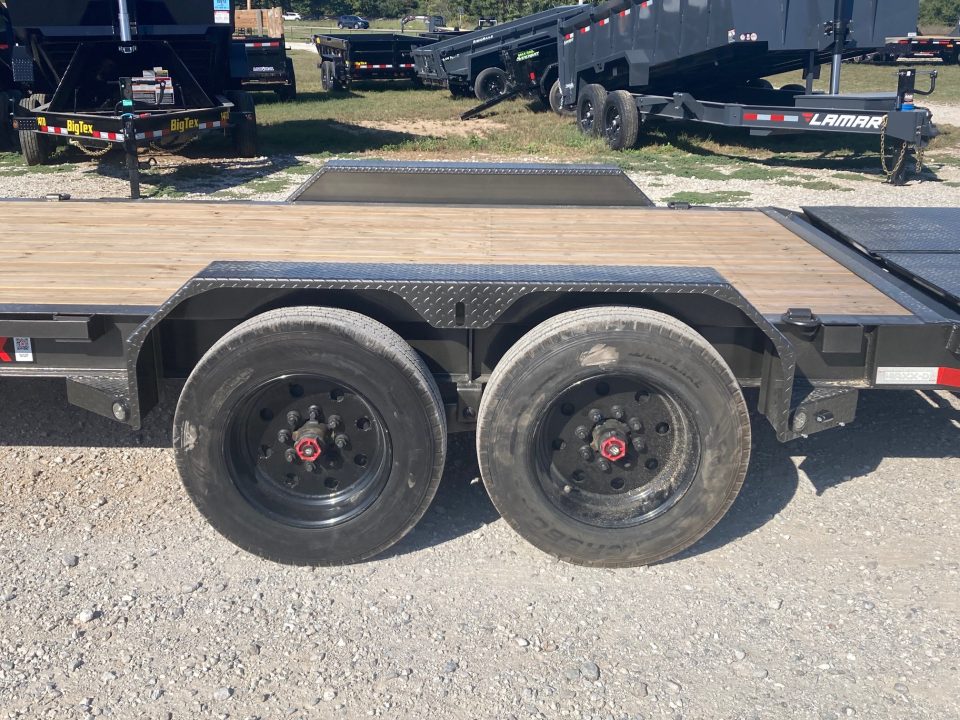 New 2027 MAXX-D 83X22 TANDEM 17.5K EQUIPMENT W/ 4' DOVE, MAX RAMPS & LARGE TOOLBOX Equipment Trailer