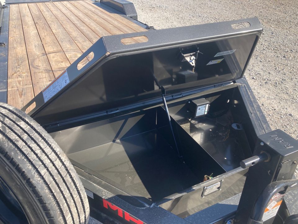 New 2027 MAXX-D 83X22 TANDEM 17.5K EQUIPMENT W/ 4' DOVE, MAX RAMPS & LARGE TOOLBOX Equipment Trailer