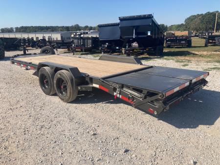 New 2027 MAXX-D 83X22 TANDEM 17.5K EQUIPMENT W/ 4' DOVE, MAX RAMPS & LARGE TOOLBOX Equipment Trailer