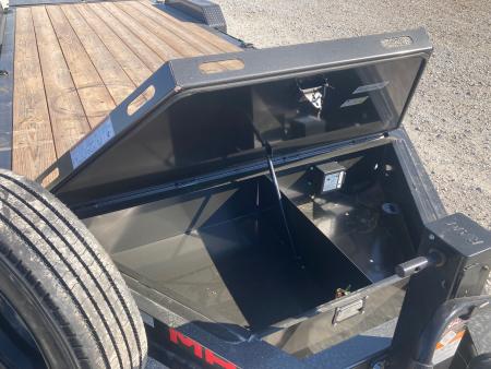 New 2027 MAXX-D 83X22 TANDEM 17.5K EQUIPMENT W/ 4' DOVE, MAX RAMPS & LARGE TOOLBOX Equipment Trailer