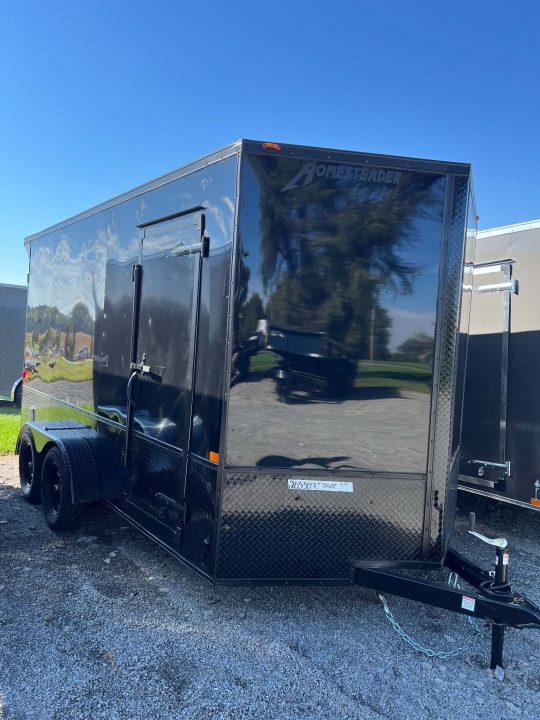 New 2027 Homesteader Trailer 7 x 14 Tandem Axle OHV Pkg Cargo / Enclosed Trailer