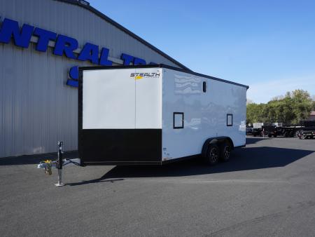 New 2025 Stealth Trailers 7.5x21 Predator Snowmobile Trailer