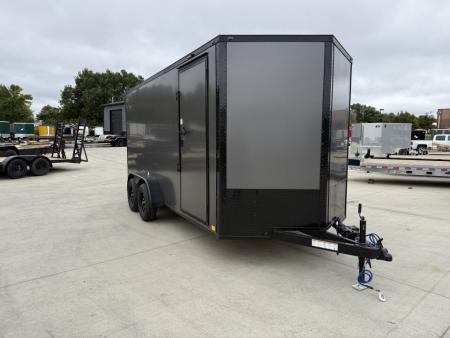 New 2027 Sawyer Trailers 716 TALL blackout Cargo / Enclosed Trailer