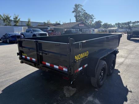 New 14LX-12C4A-BK BIG TEX 7' X 12' DUMP TRAILER W/ 2' SIDES