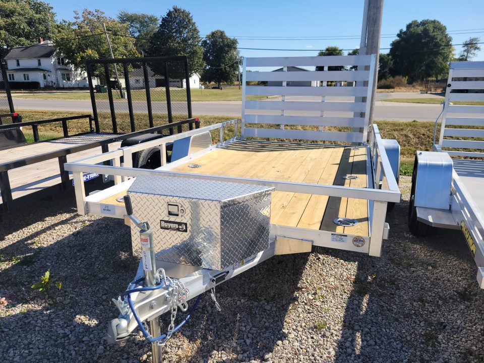 New 2027 Sure-Trac 7x12 Aluminum Tube Top Utility Trailer