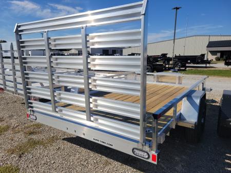 New 2027 Sure-Trac 7x12 Aluminum Tube Top Utility Trailer