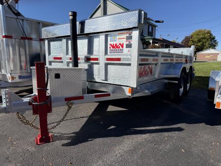 New 2027 N & N 7X14 Dump Trailer 15K