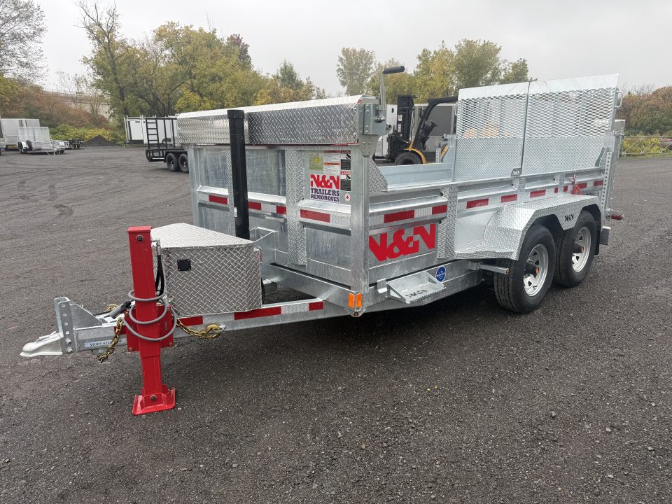 New 2027 N & N 6X12 Dump Trailer w/combo gate 10K