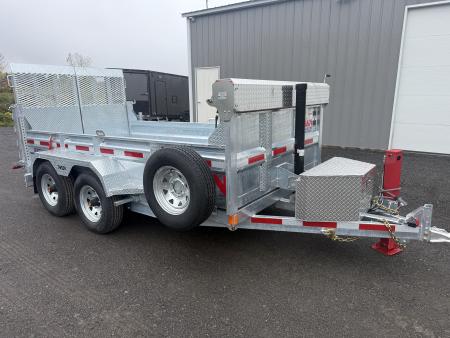 New 2027 N & N 6X12 Dump Trailer w/combo gate 10K