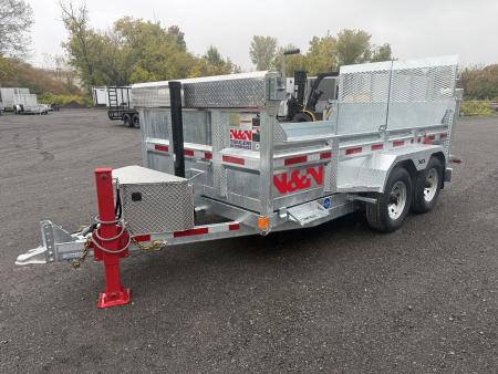 New 2027 N & N 6X12 Dump Trailer w/combo gate 10K
