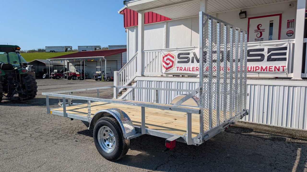 New 2027 Load Rite 6'8" x 12 ALL GALVANIZED Utility w/ Spring Assist Gate