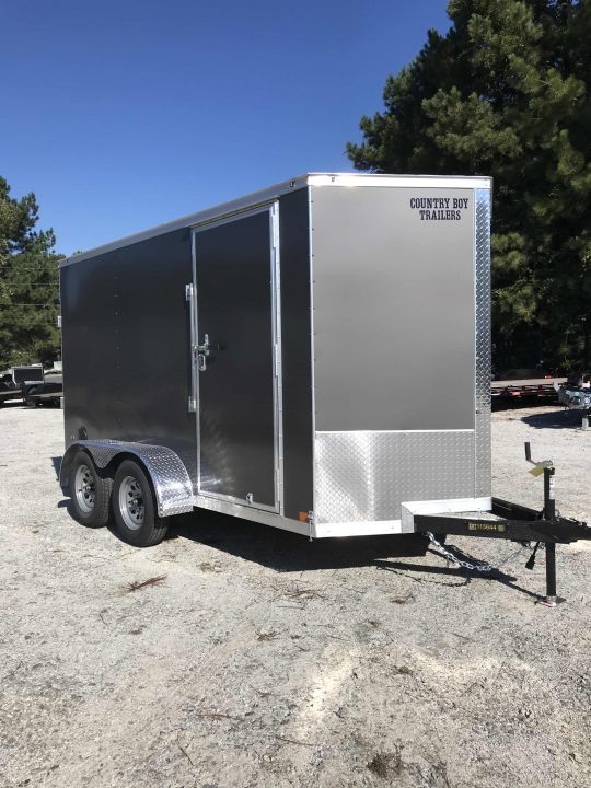 New 2027 Covered Wagon 6x12 Enclosed, 6'6" Tall, 7K GVWR
