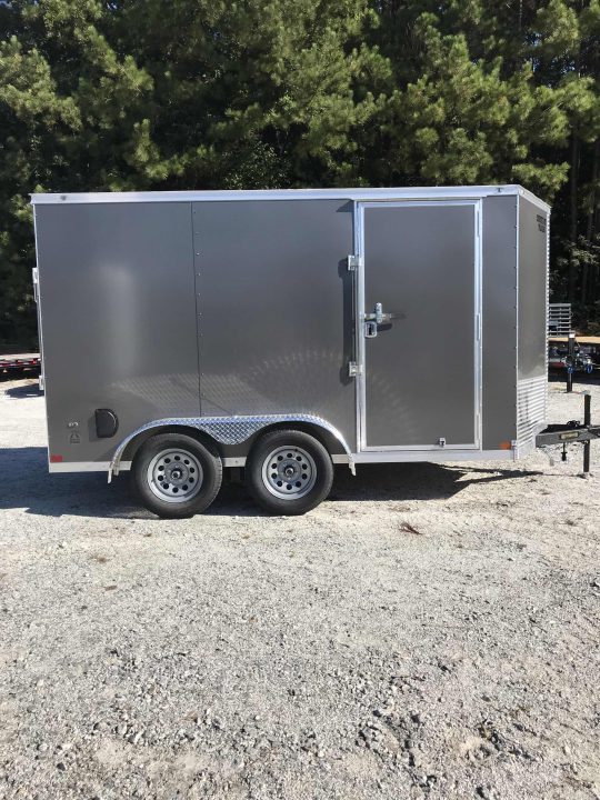 New 2027 Covered Wagon 6x12 Enclosed, 6'6" Tall, 7K GVWR